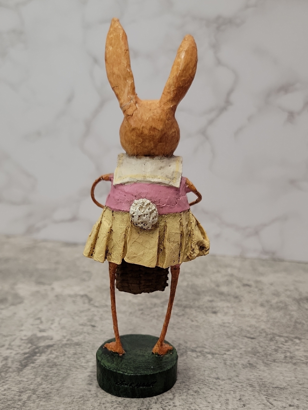 Lori Mitchell Bunny with a basket - Picture 2 of 6
